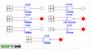 پیاده سازی گیت های منطقی با گیت NAND در مولتی سیم