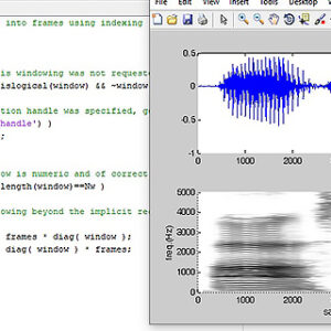 طیف نگار سیگنال گفتاری با MATLAB