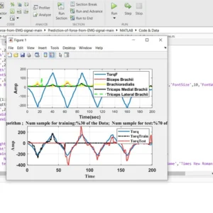 تحلیل داده های EMG و تخمین گشتاور براساس آن در متلب