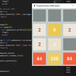 دانلود پروژه بازی با پایتون – بازی 2048